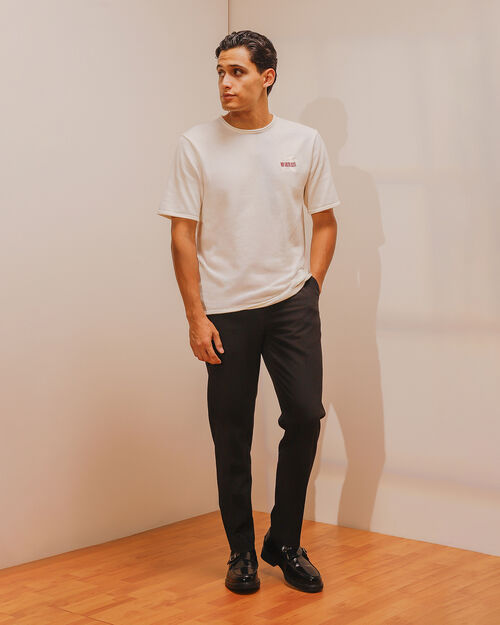 Playera De Punto Blanca
